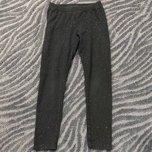 Cat & Jack girls glittery leggings